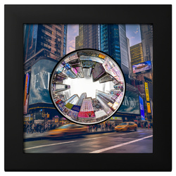 Isole Cook: Vista a 360° – New York colorata 3 once d'argento 2025 Proof