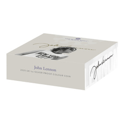 John Lennon kolorowany 1 uncja Srebra 2025 Proof