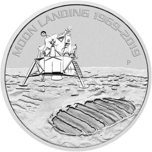 Anniversary of the Moon Landing 1 oz Silber 2019