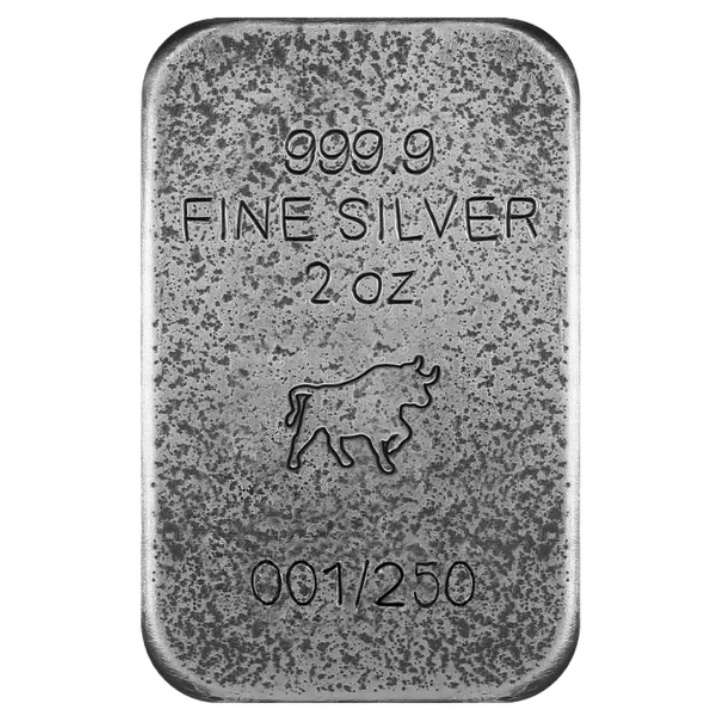 Asturmint Bar: Terminator & Fox színes 2 uncia ezüst 2025 antik kivitel