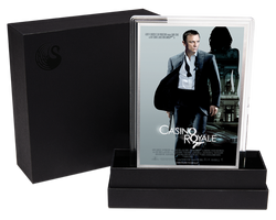 Filmový plakát: 007 James Bond – Casino Royale 5 gramů stříbra 2020 (stříbrná fólie)