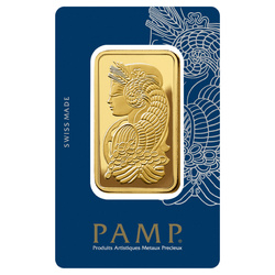 Sztabka Złota 100 g Pamp Suisse Fortuna Veriscan