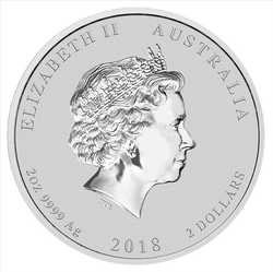 Lunar II: Rok Psa 2 uncje Srebra 2018