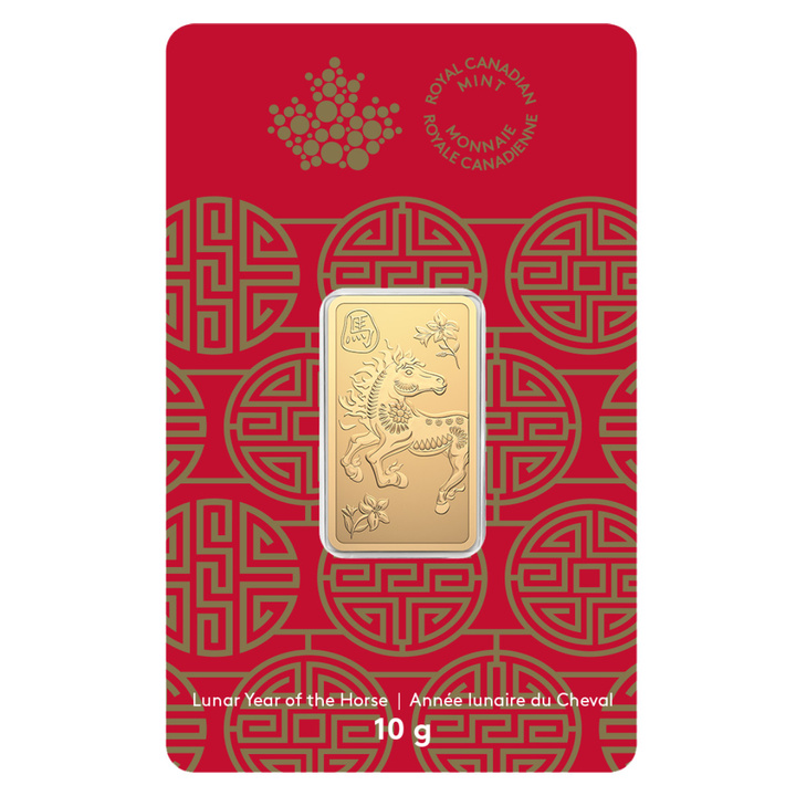 The Royal Canadian Mint Barren - Lunar Year of the Horse 10 Gramm Gold 2026