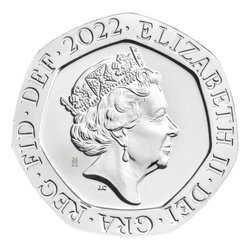 Set di 10 monete Her Majesty Queen Elizabeth Rame-nichel 2022