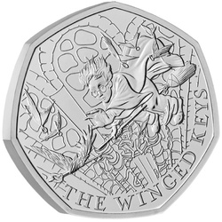 Harry Potter: Winged Keys 50p Miedzionikiel 2024