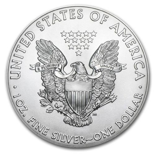 American Eagle 1oz Silver Circulation condition after cleaning from painting coins