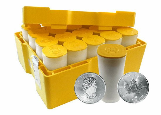 Oryginalny masterbox Liść Klonowy 1 uncja Srebra
