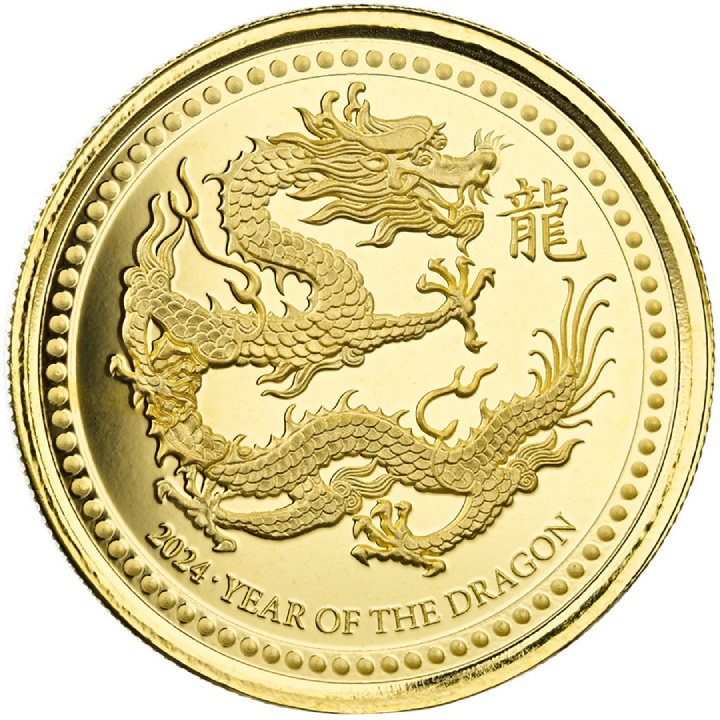 Samoa: Año del Dragón 1 oz Oro 2024 Proof