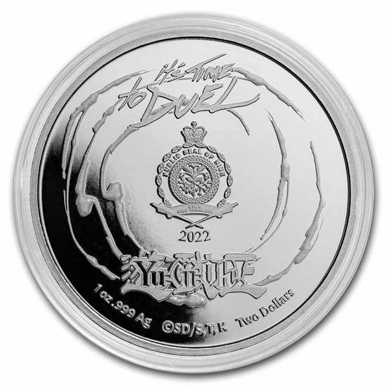 Niue: Yu-Gi-Oh! - 25th Anniversary 1 oz Silber 2022 Prooflike