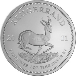 Krugerrand 1 Uncja Srebra 2021 PAKIET 25 SZTUK