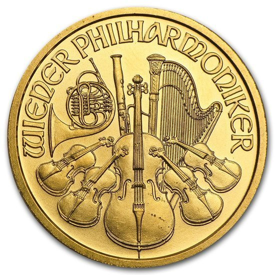 Vienna Philharmonic 1/2 oz Gold 1996