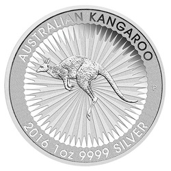 Australijski Kangur 1 uncja Srebra PAKIET 250 SZTUK