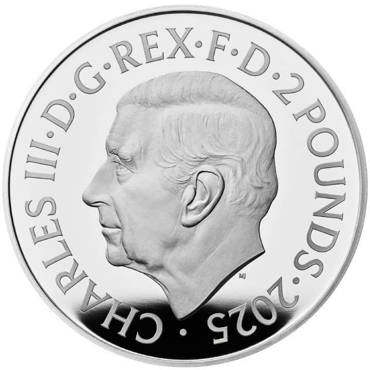 Královské tudorovské šelmy: Stříbrný proof: The Greyhound of Richmond 1 oz 2025