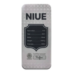 Argor-Heraeus – Rúdmérme 1000 gramm ezüst 75 dollár 2021