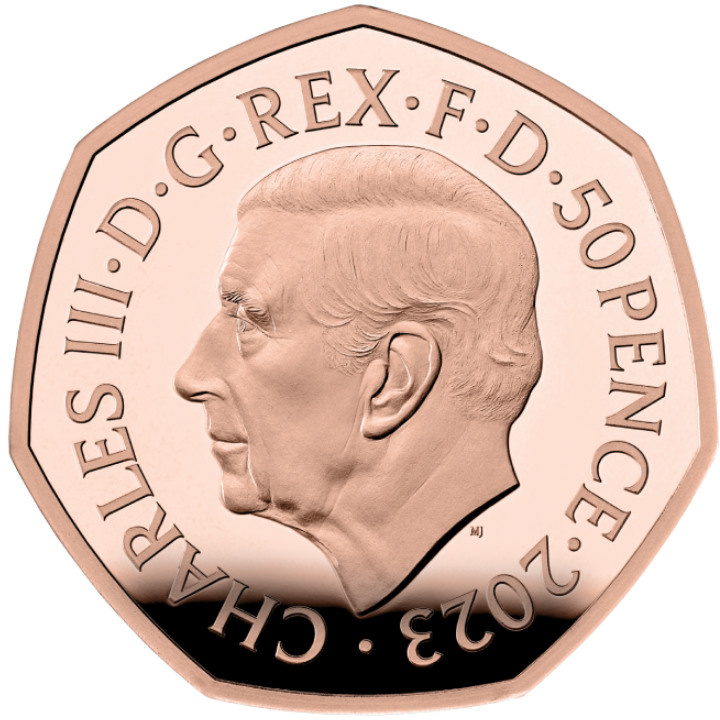 Star Wars: Darth Vader e Imperatore Palpatine 50 pence d'oro 2023 Proof