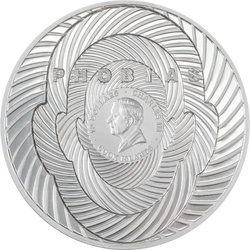 Cook Islands Phobias - Coulrophobia 2 oz Silver 2026 Ultra High Relief