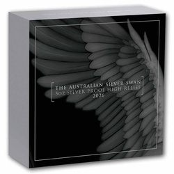 Silver Coin Swan 5 oz Silver 2026 Proof High Relief