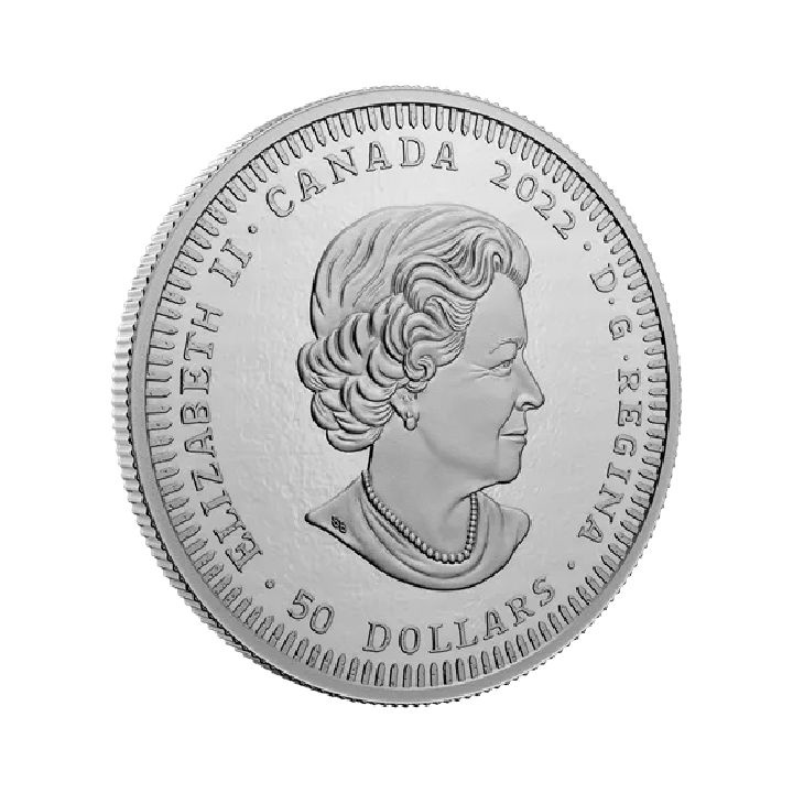 Canada: Reliquie della Nuova Francia - Luigi XIV 30 denari 5 once d'argento 2022 Proof