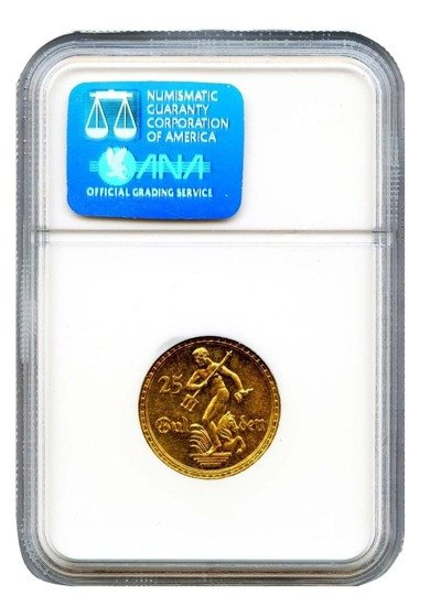 Ciudad Libre de Danzig 25 florines 1930 MS65 NGC