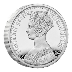 Gothic Crown Portrait 2 uncje Srebra 2021 Proof
