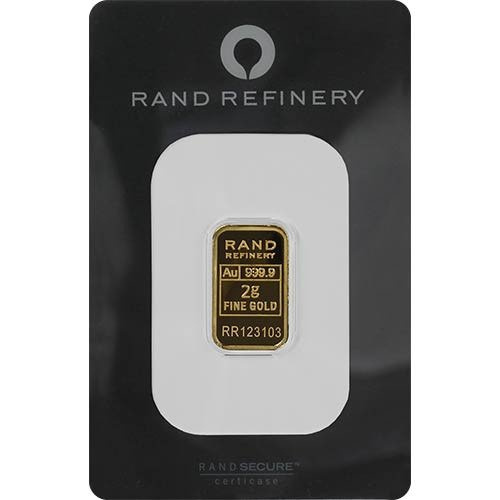 2g Sztabka Złota Rand Rafinery