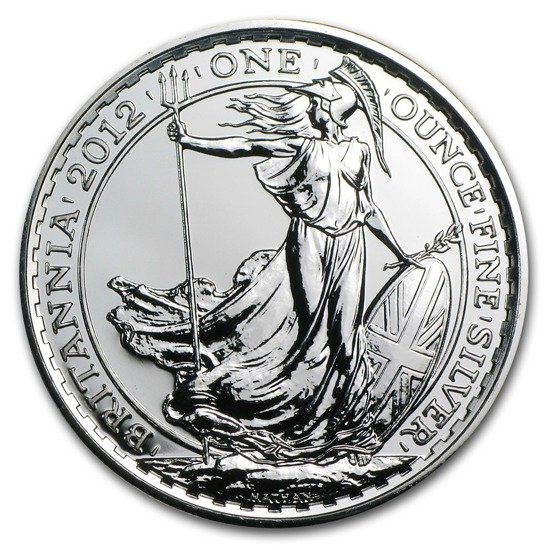 Britannia 1 once d'argent 2012