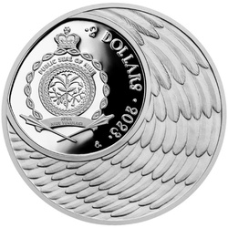Niue: Crystal Coin - Angel $2 Argento 2023 Proof