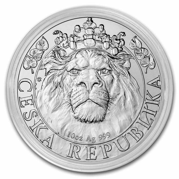 Niue: Czech Lion 10 oz Silber 2022