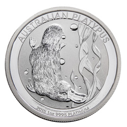 Platinová mince Australský ptakopysk 1 unce platiny 2015