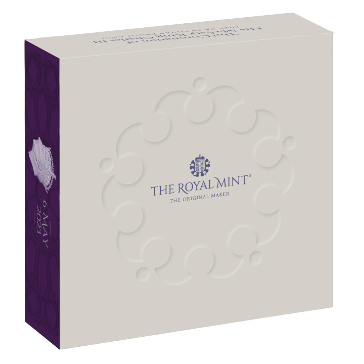 The Coronation of His Majesty King Charles III £5 Silber 2023 Proof