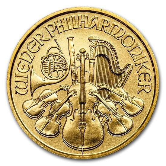 Wiedeński Filharmonik 1/10 uncji Złota 2016