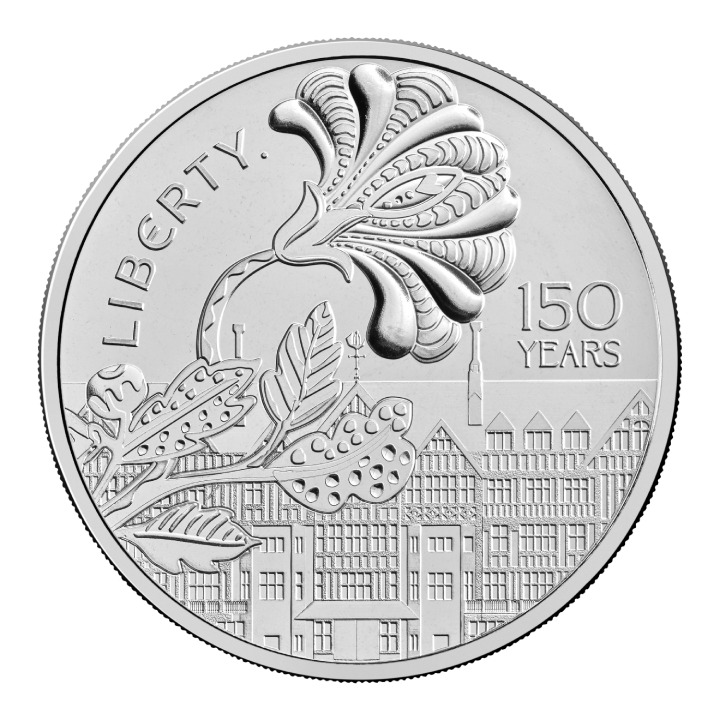 A szabadság 150. évfordulója 5 font réz-nikkel 2025