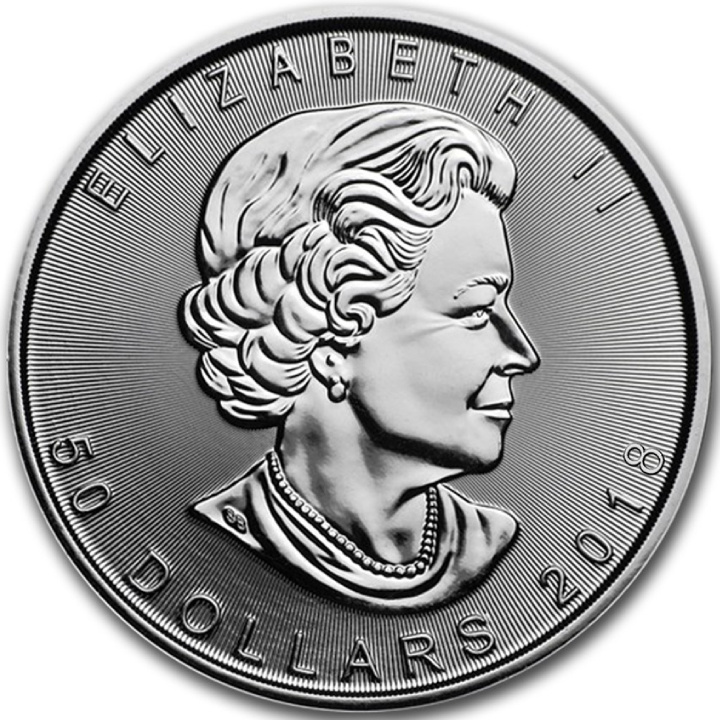 Kanadyjski Liść Klonowy 1 uncja Platyny 2018