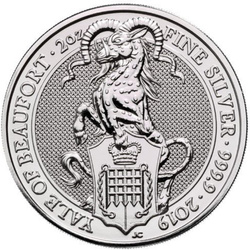 The Queen’s Beasts 2016-2021: Set of 11 coins 2 oz Silver 