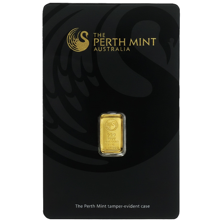 The Perth Mint: Sztabka 1 gram Złota LBMA