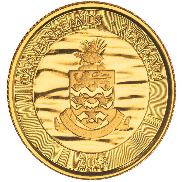 Cayman Islands: Stingray 1/10 uncji Złota 2023 Prooflike