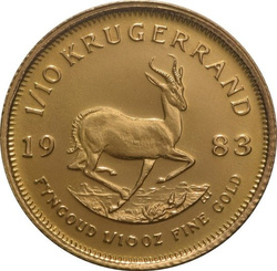 Krugerrand 1/10 oncia d'oro 1983