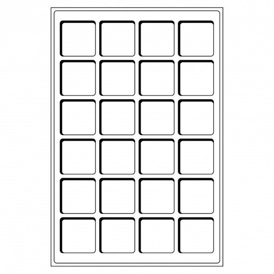 Leuchtturm - Palety TAB na monety 24 przedziały