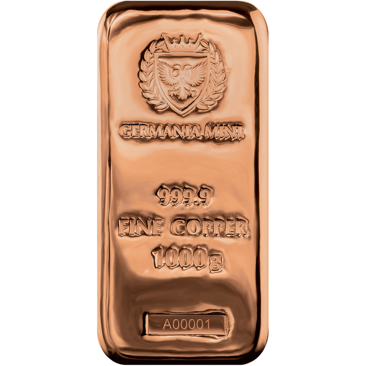 Lingou Germania Mint 1000 g Cupru Turnat