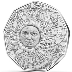 New Year Coin - Lucky Leap 5 Euro Silver 2024