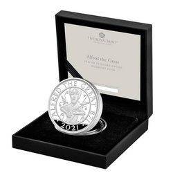 1,150 Years Since the Coronation of Alfred the Great Silver 2021 Proof Piedfort