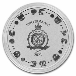 Niue: Ms.PAC-MAN 40. anniversary 1 Ounce Silver 2021