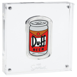 Tuvalu: The Simpson - Duff Beer 1 oz Silver 2019 Proof