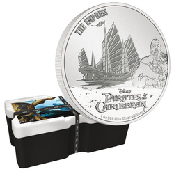 Niue: Disney Pirates of the Caribbean - The Empress Captain Sao Feng 1 oz Silver 2021