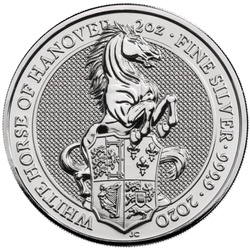 The Queen’s Beasts 2016-2021: Set of 11 coins 2 oz Silver
