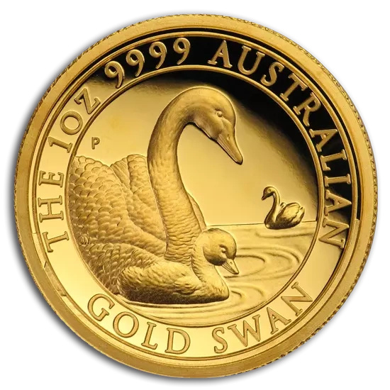 Łabędź 1 uncja Złota 2019 Proof