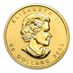 Canadian Maple Leaf 1 oz Gold 2005