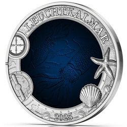 Der Firefly Tintenfisch farbig 3 Euro Kupfer 2025