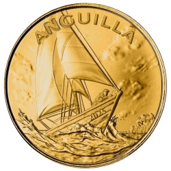 Monedă din aur Anguilla: Regatta 1 uncie de aur 2025